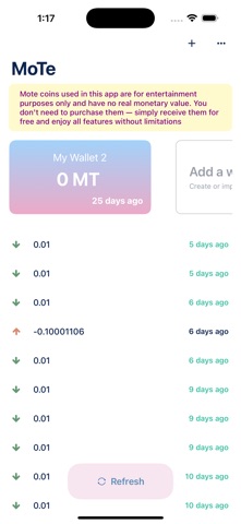 MoTe Wallet Screenshot 2 of 5