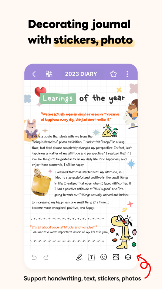 #3. DAYOL : Journal, Calendar (iOS) Por: SEUNGAH JO