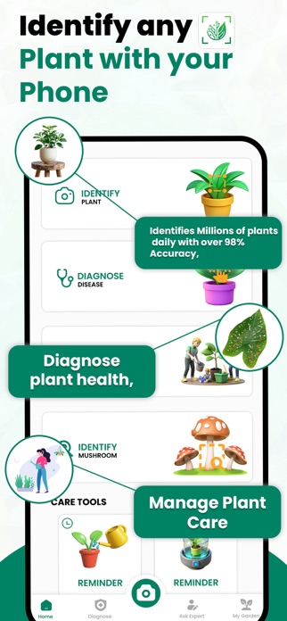 Plant Identifier & Scanner App Screenshot 1 of 7