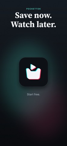 PocketTok - Save Videos iPhone screenshot