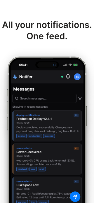 Notifer Mobile Screenshot 1 of 4