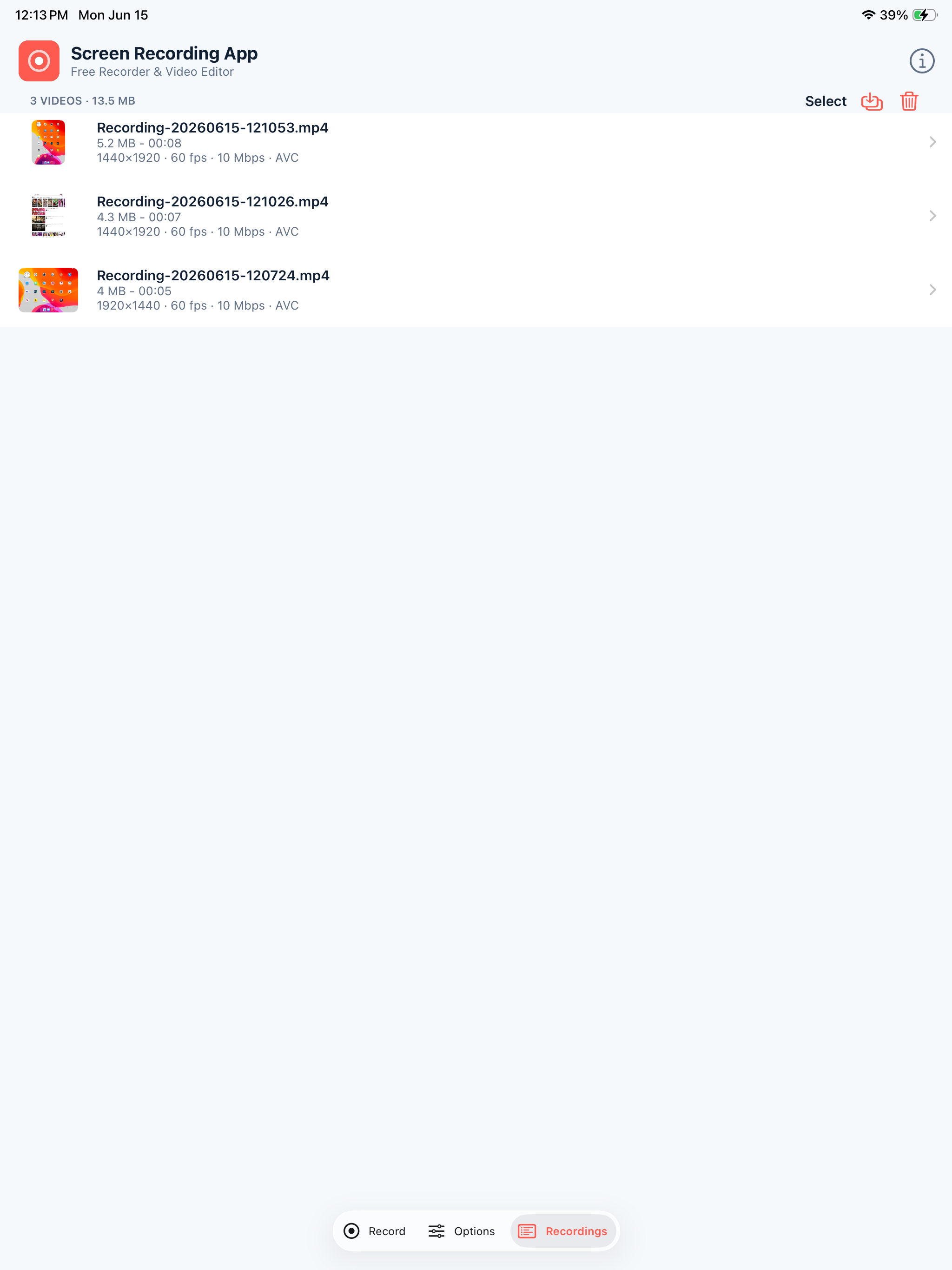 Screen Recording ◉ App screenshot 8