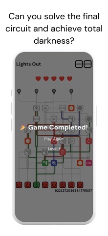 Lights Out: Logic Game iPhone screenshot