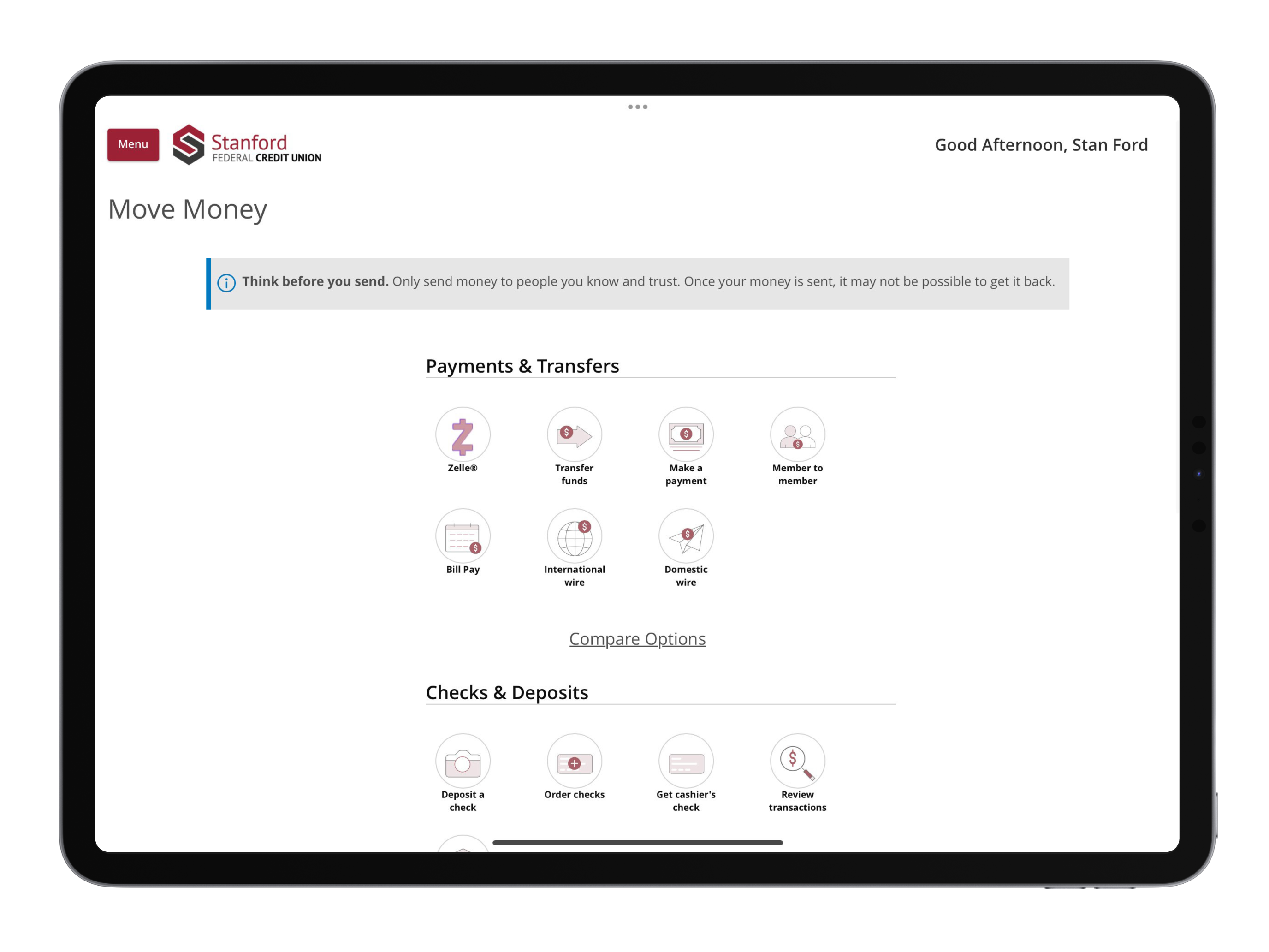 Stanford FCU Mobile Banking