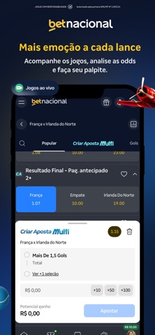 Betnacional Apostas Esportivas iPhone screenshot 4