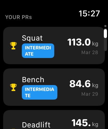 MaxOut 1RM Strength Calculator