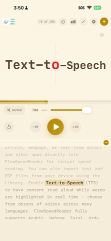 FlowSpeedReader Screenshot 2 of 10