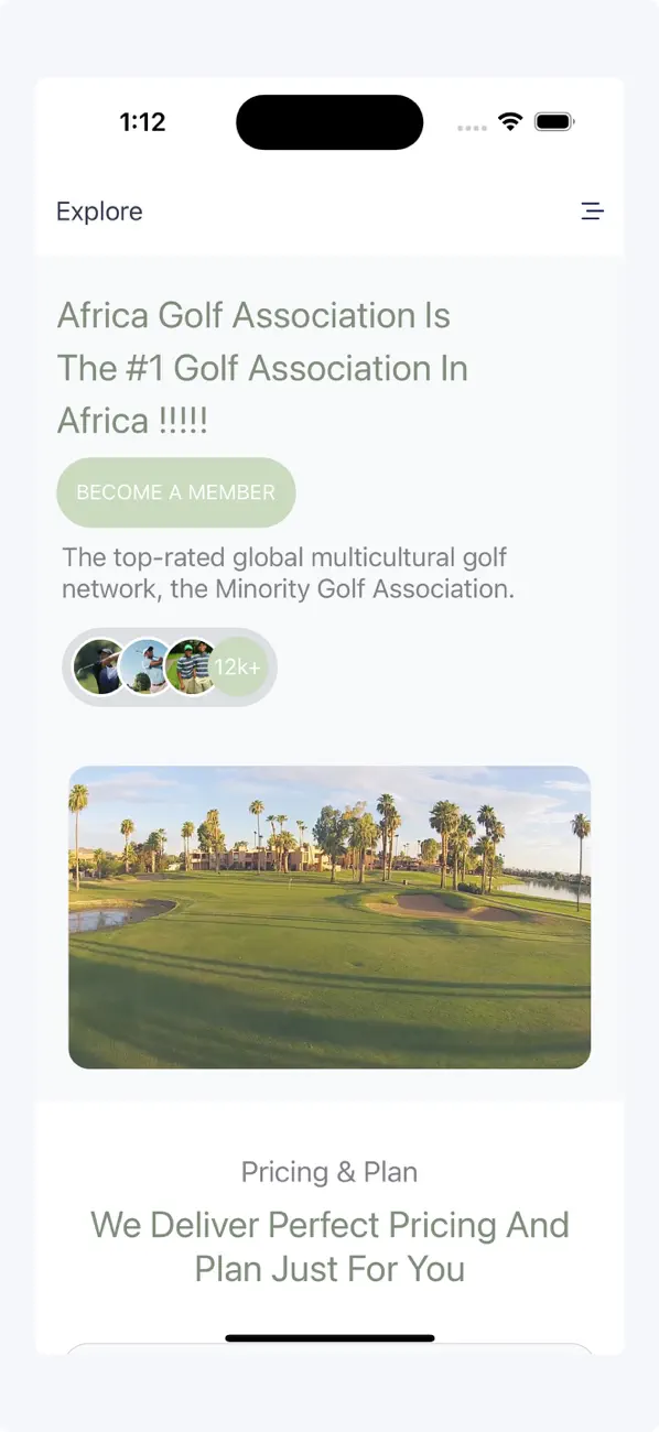 Screenshot #2 pour AFRICA GOLF ASSOCIATION