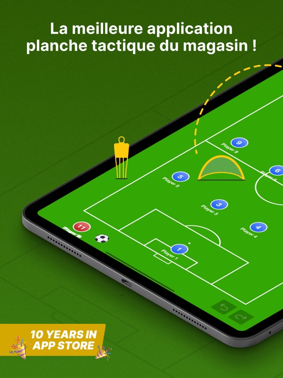 Screenshot #4 pour Planche Tactique: Football