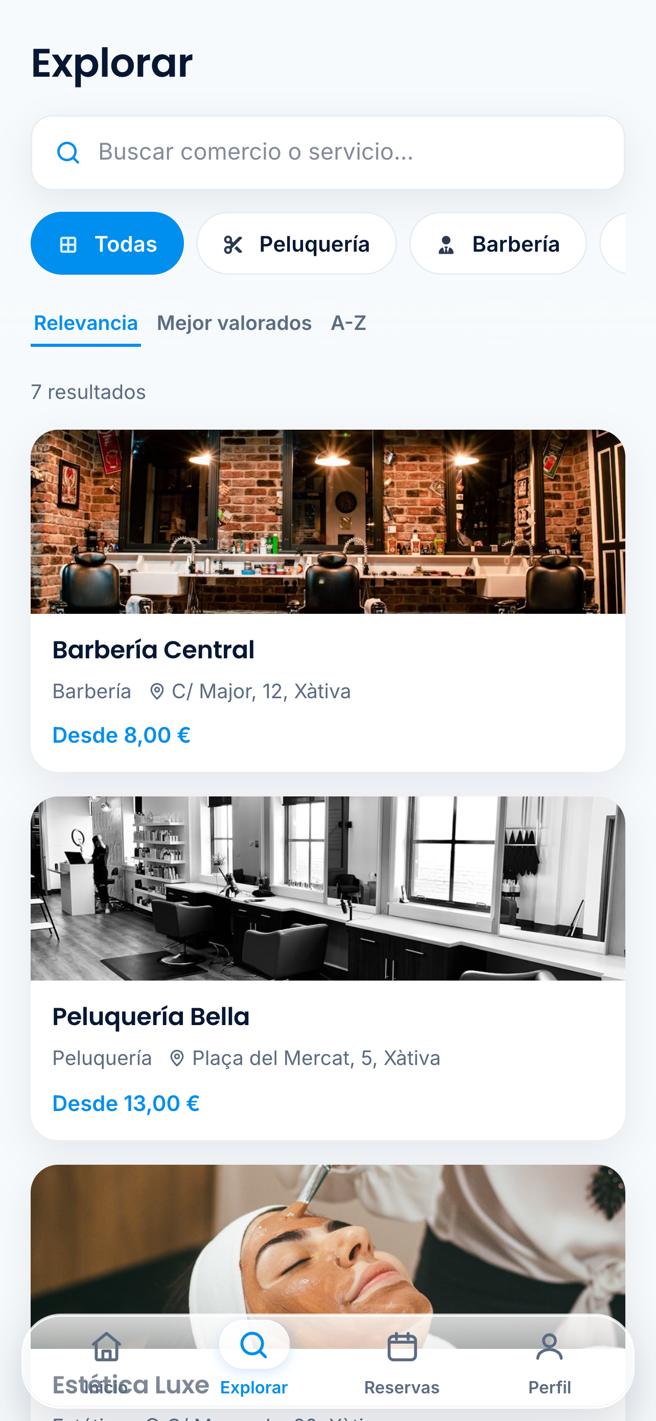 XàtivApp: Reservas en Xàtiva screenshot 3
