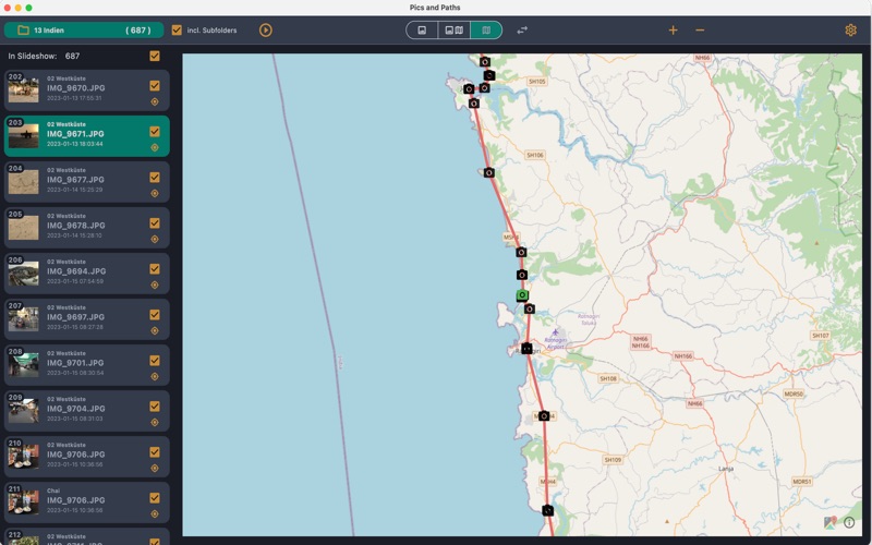 Pics and Paths screenshot