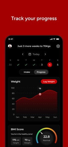 nutritionApp screenshot