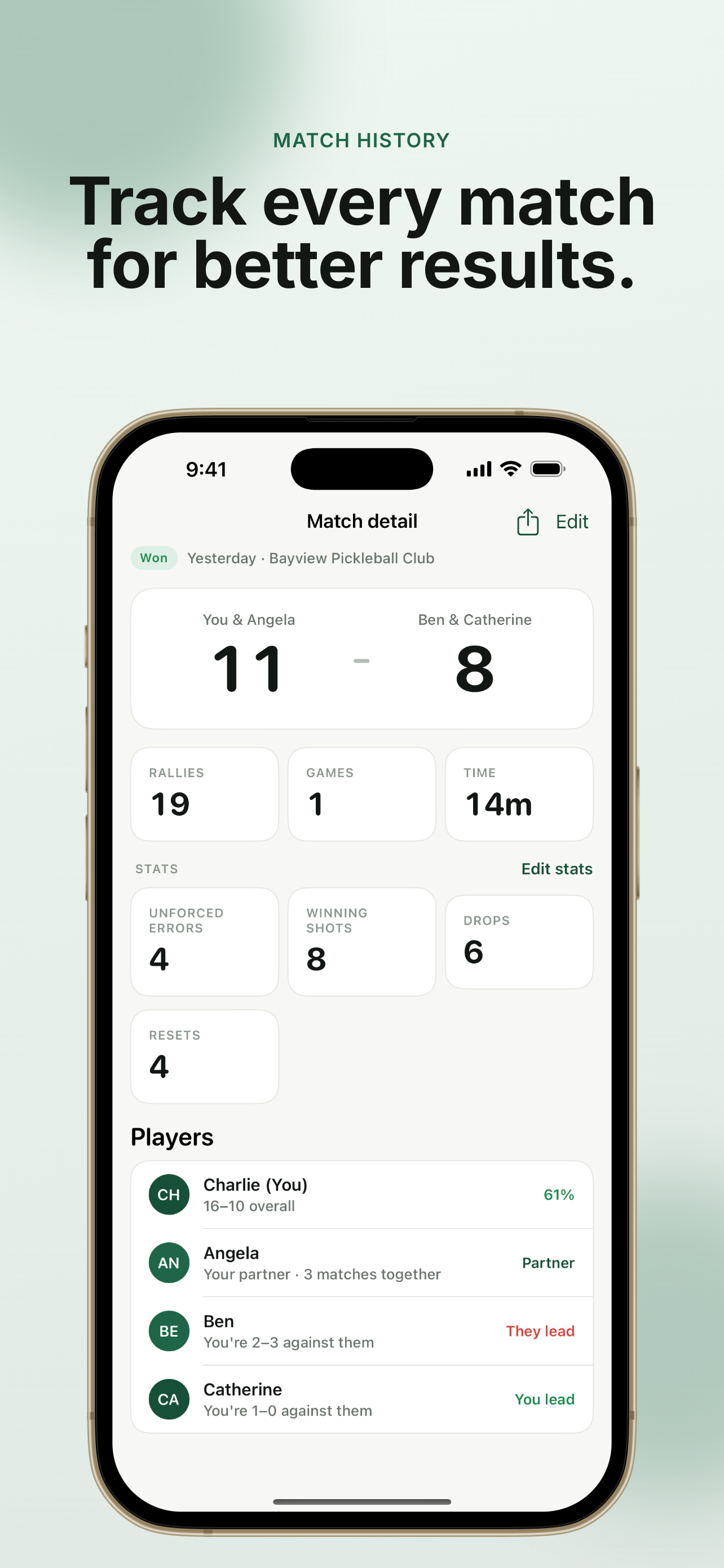 Pickleball - Dink Data screenshot 4