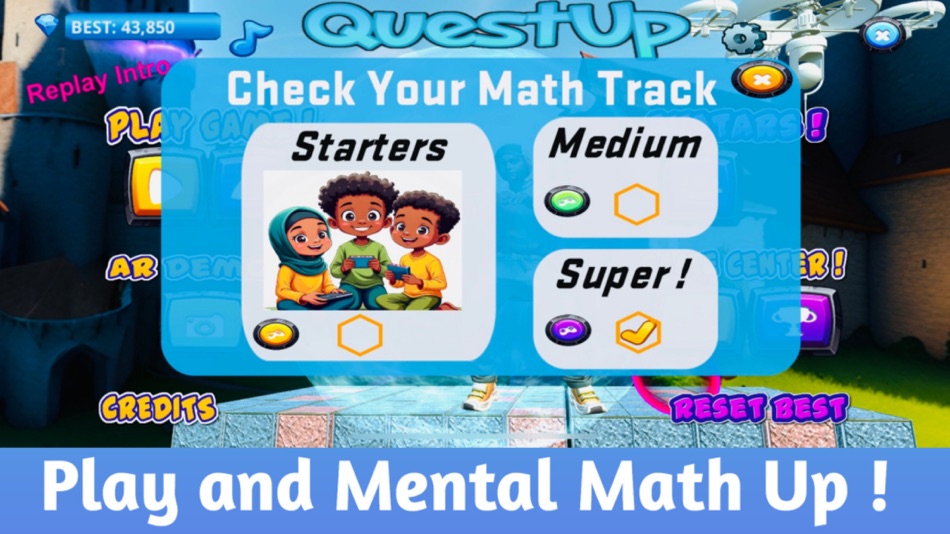 #2. QuestUp: Mental Math Adventure (iOS) 由: Hakim Jenkins