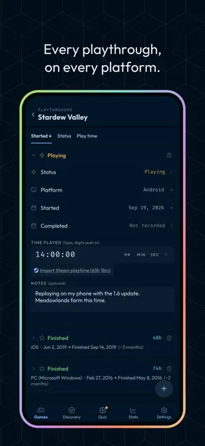 NextQuest: Game Tracker screenshot 2