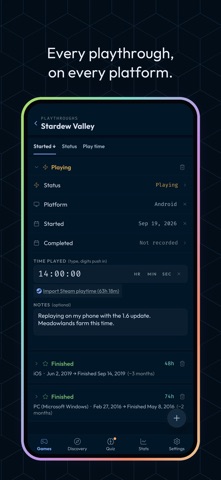 NextQuest: Game Tracker Screenshot 2 of 9