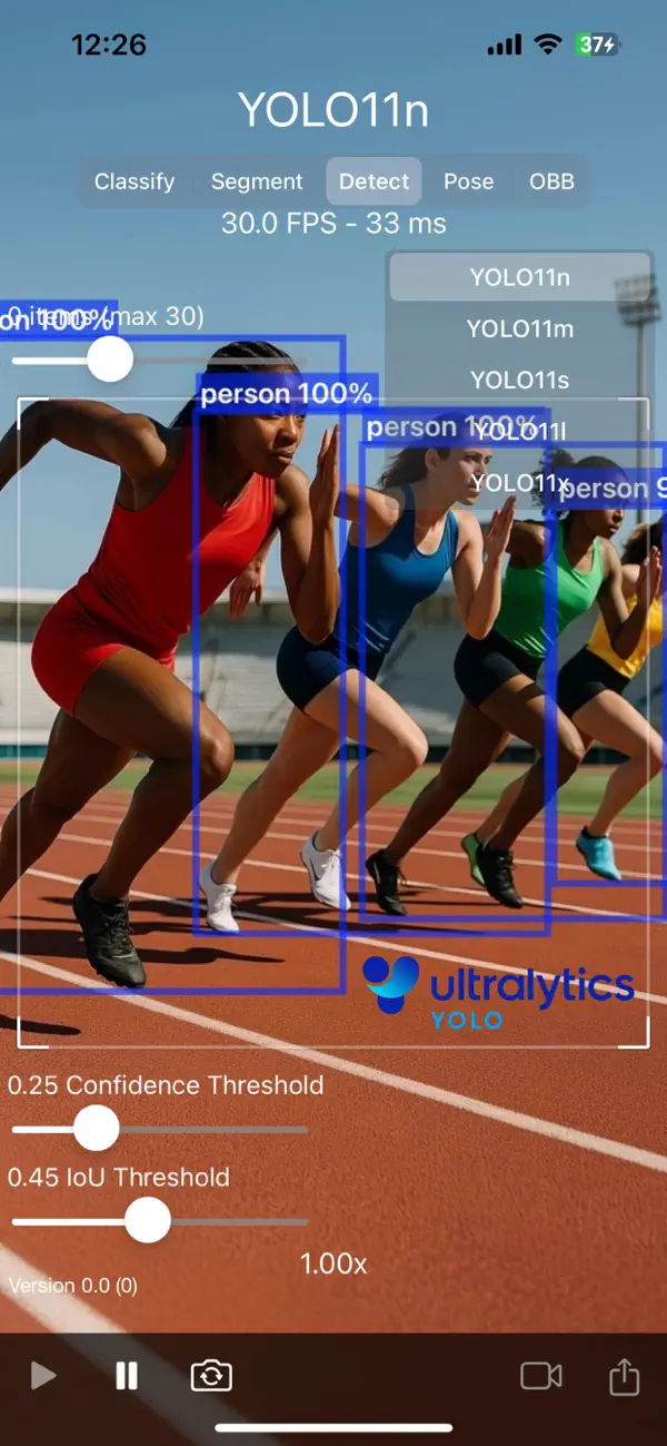 #4. Ultralytics YOLO (iOS) De: Ultralytics LLC