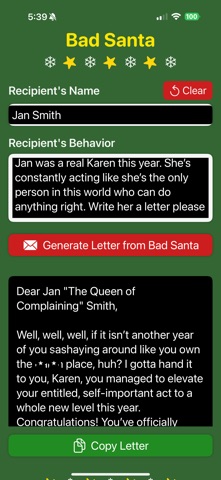 Bad_Santa screenshot