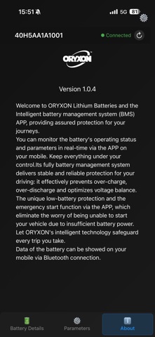 ORYXON BMS Screenshot 4 of 5