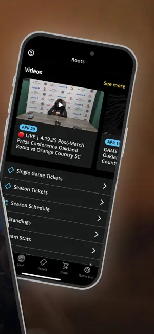 Oakland Roots SC screenshot 2
