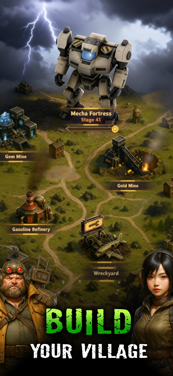 Mecha Fortress: Robot War TD Hack screenshot 5 - iOS game interface