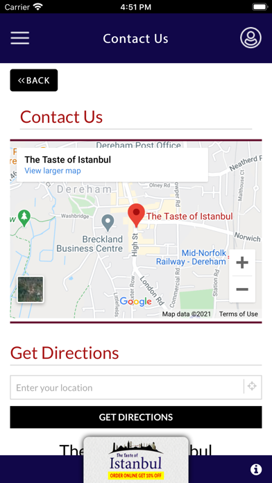 The Taste of Istanbul Dereham Screenshot