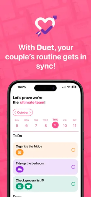 Duet - Organizer For Couples screenshot 1