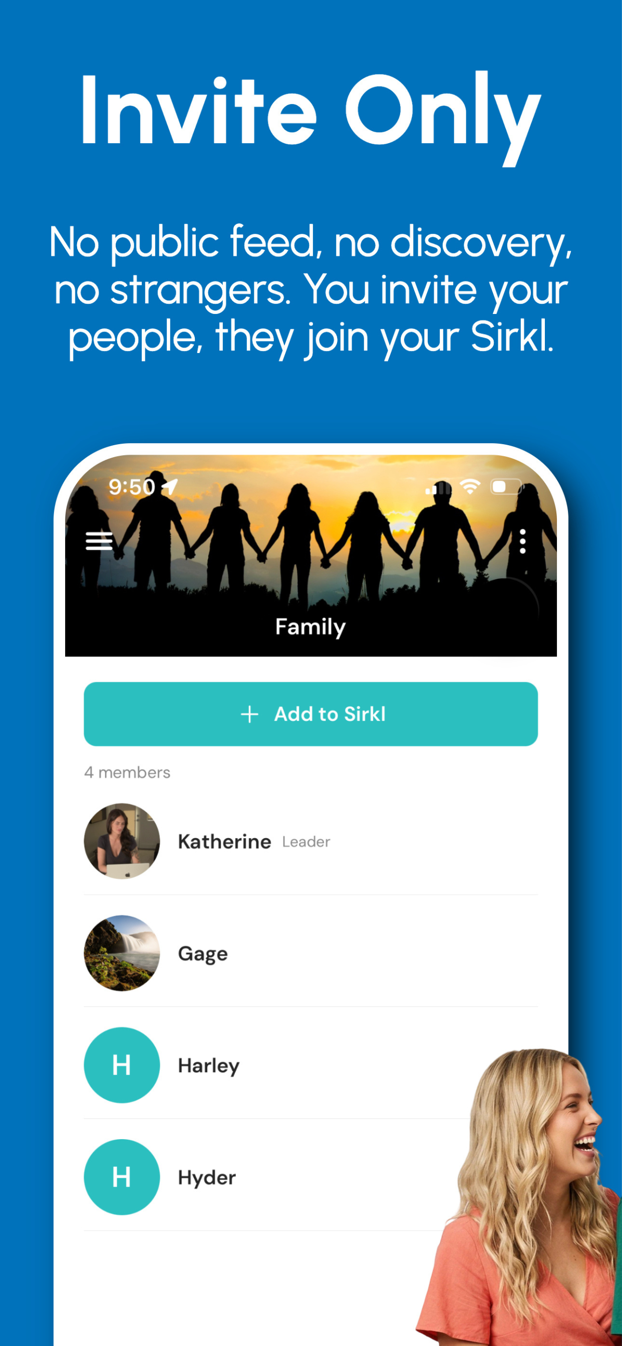 Sirkl - Private Groups screenshot 3