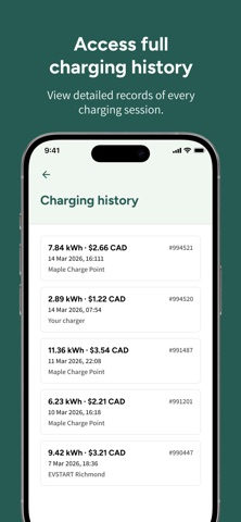 EVSTART iPhone screenshot