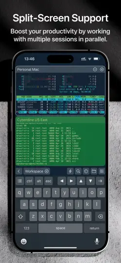 Captura de pantalla de Termix Pro: SSH & SFTP Client en iPhone 6