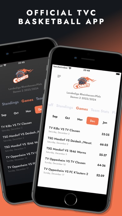 TVC Comets Screenshot