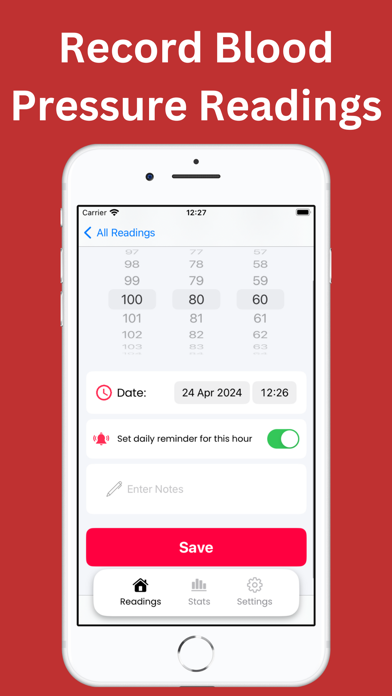 Blood Pressure Monitor, Log iPhone screenshot 4 - Medical app