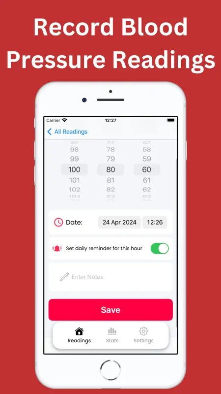 Blood Pressure Log BpMate screenshot 4 of 5