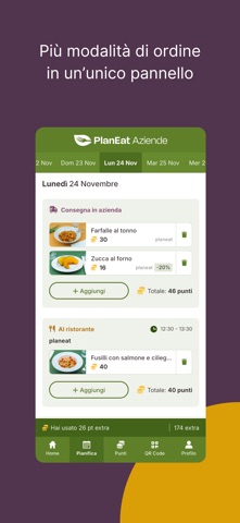 PlanEat Aziende screenshot