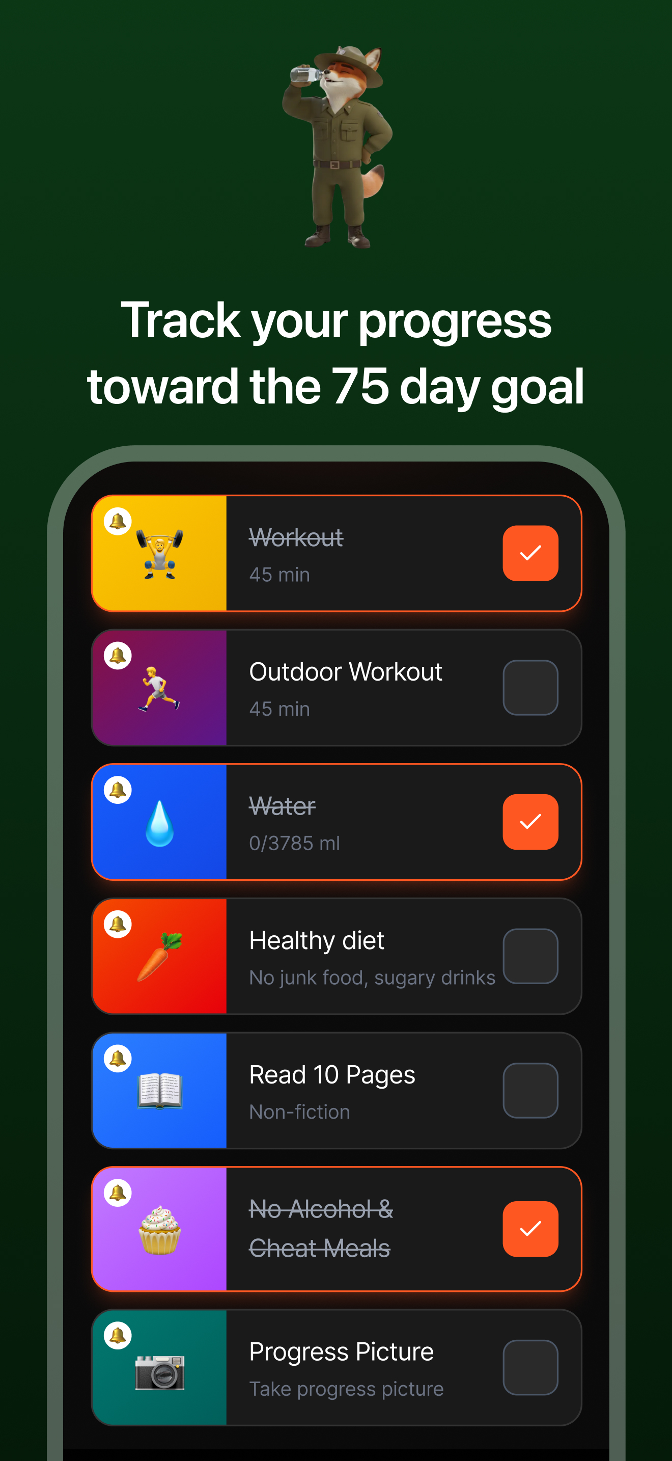 Foxtrot: 75 Days Challenge