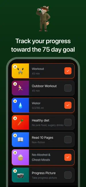 Foxtrot: 75 Days Challenge screenshot 3
