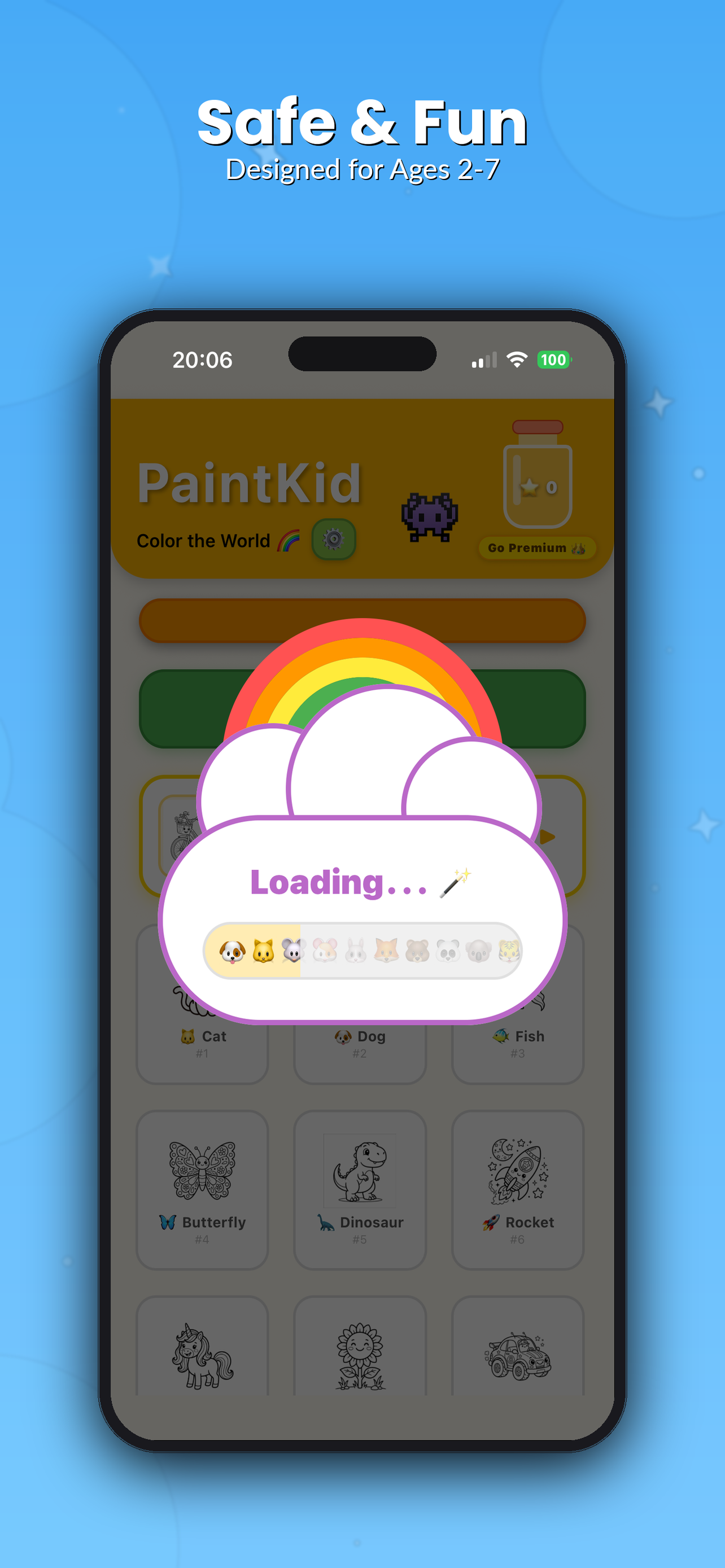 PaintKid: Kids Coloring Games screenshot 5