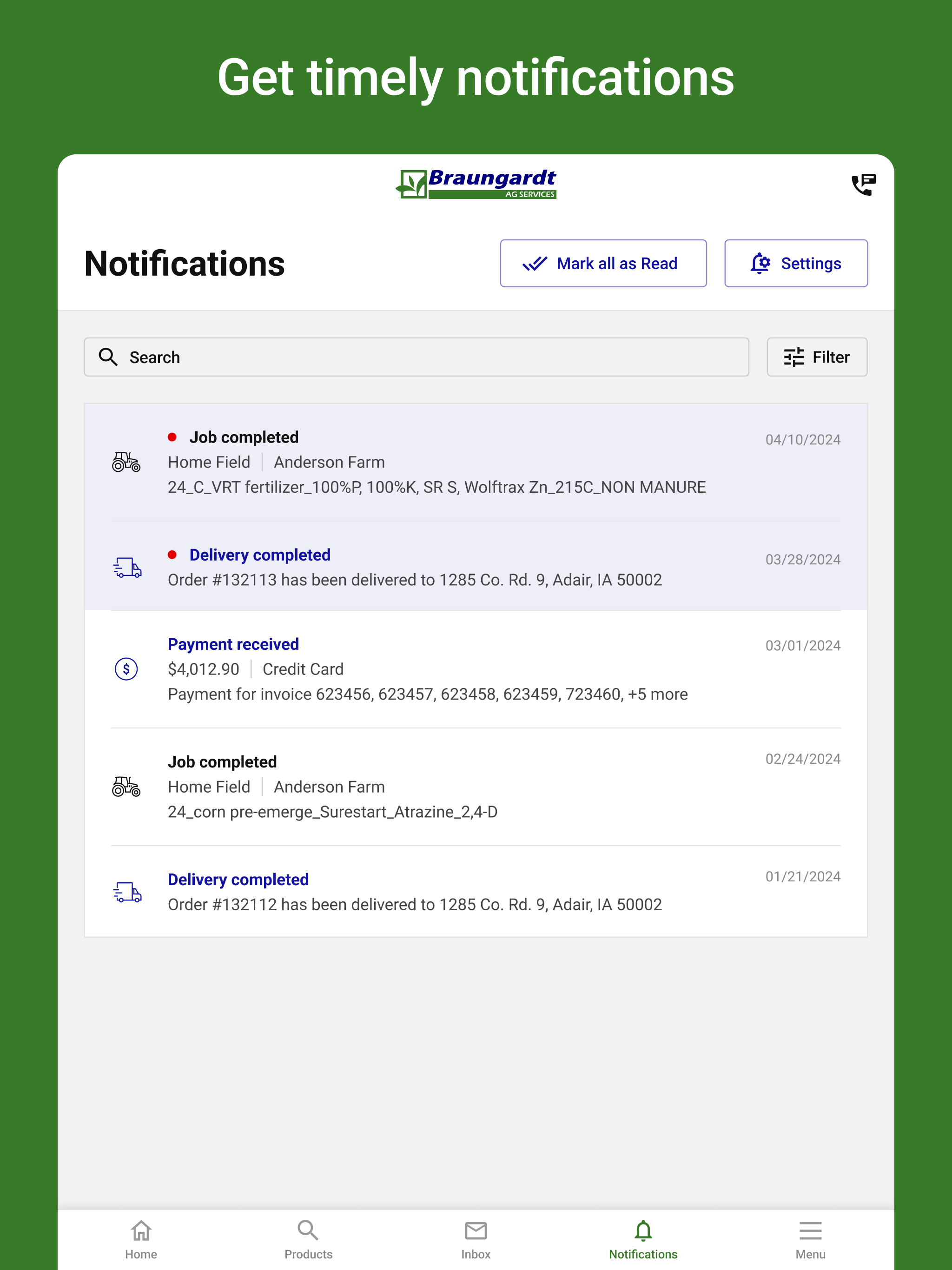 Braungardt Ag Portal screenshot 9
