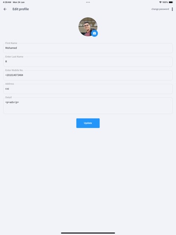 MR. Wael El-Rayan iPad screenshot