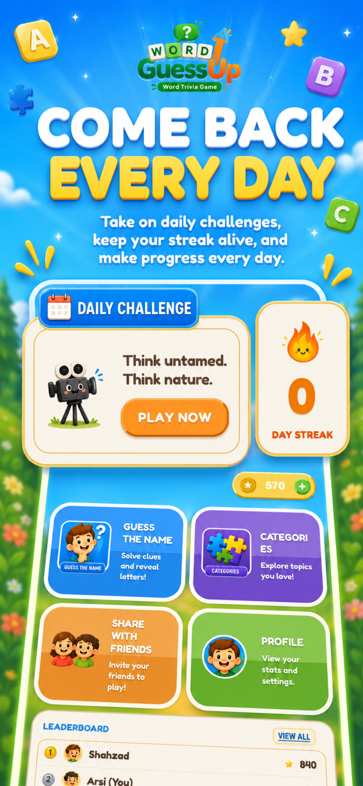 GuessUp: Word Trivia Game screenshot 4
