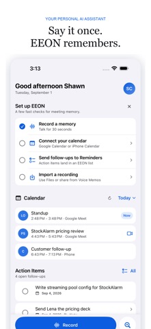 EEON: AI Memory & Notes Screenshot 1 of 5