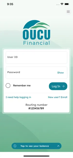 OUCU Financial Mobile screenshot 1