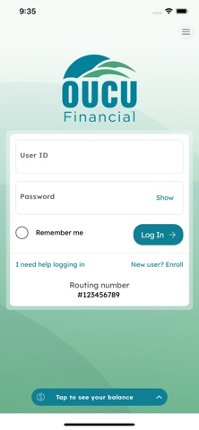 OUCU Financial Mobile Screenshot 1 of 5