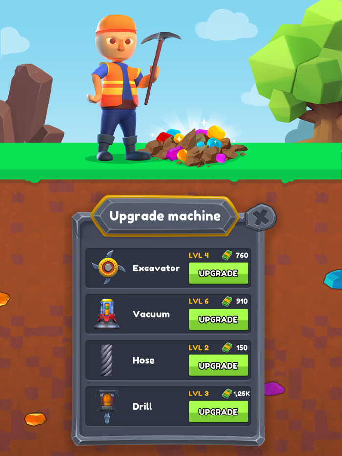 Gem Drill Quest Digging Deep