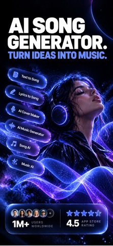 Tunely: AI Song Generator Screenshot 1 of 5