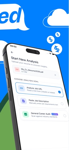 ResumeRise: Job-Tailored CVs Screenshot 2 of 5