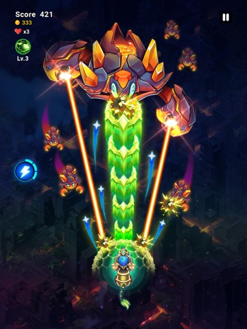 Dragon Wings: RPG Shoot 'em up iPad screenshot