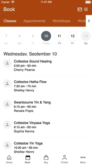 Horizon Yoga screenshot 2