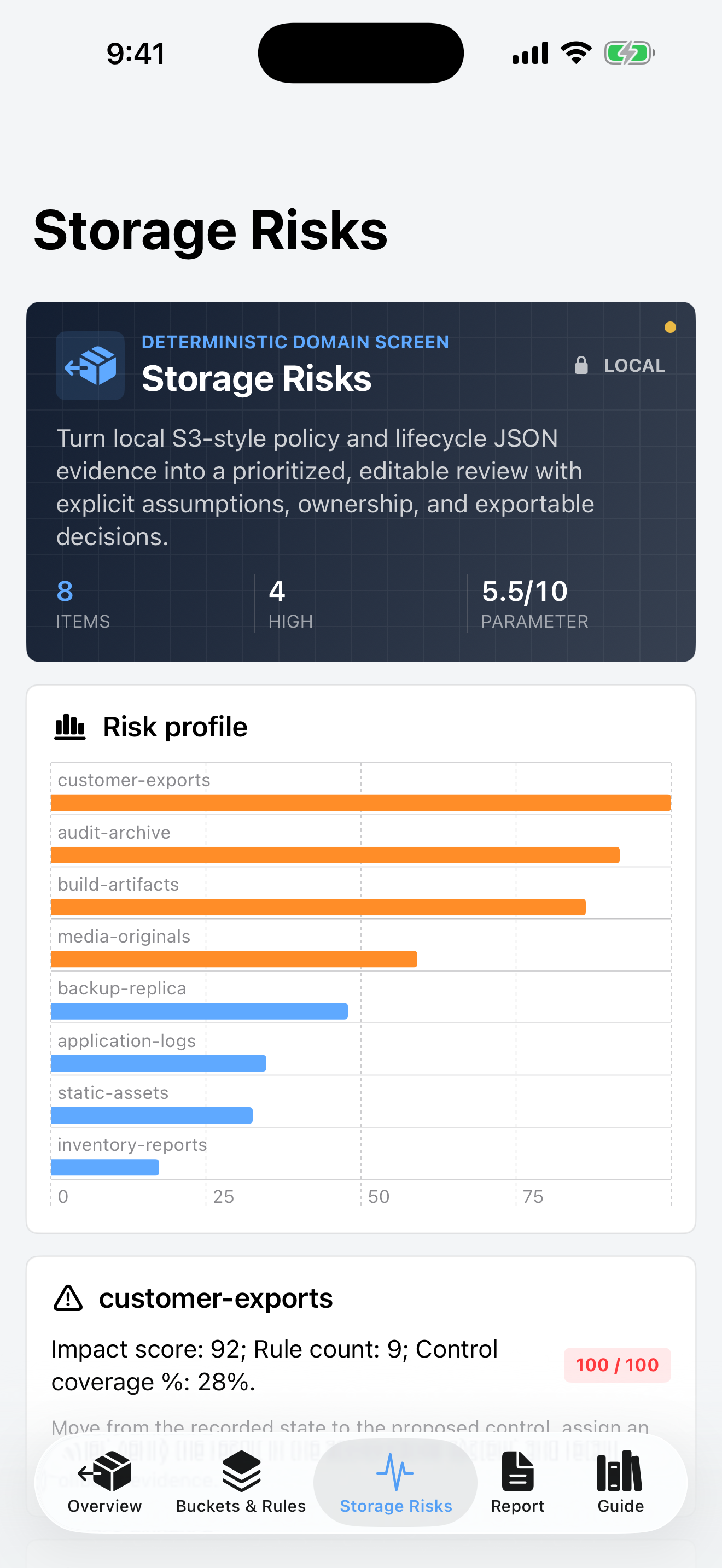 Bucketwarrant: Object Rules screenshot 3 of 4
