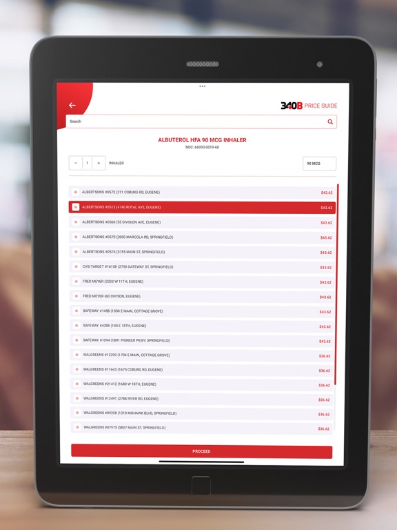 340B Price Guide iPad screenshot 4 - Medical app
